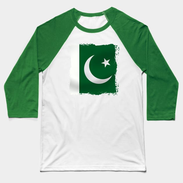 Pakistan artwork Baseball T-Shirt by SASTRAVILA